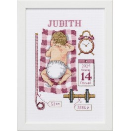 92-0850 Dåbsbilled Judith