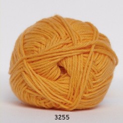 Hjertegarn Cotton nr. 8 fv. 3255 Orange