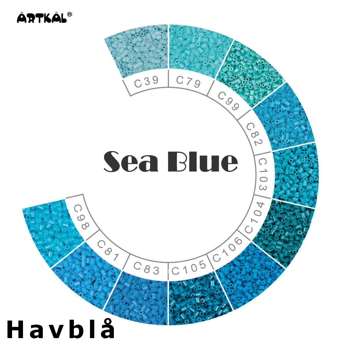 Artkal Wheel Sea Blue